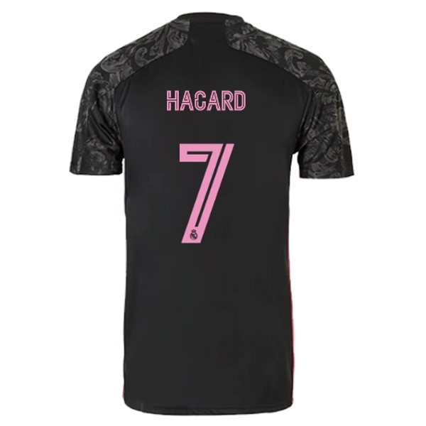 Camiseta Real Madrid Replica Tercera Ropa NO.7 Hazard 2020/21 Negro